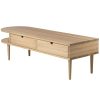 shop Mot & Bergstrøm bænk - F24 - Eg af FDB Møbler - online shopping tilbud rabat hos shoppetur.dk