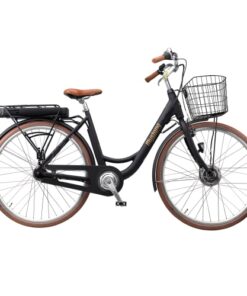 shop Mustang Dagmar Electric 28" elcykel med 7 gear - Black af Mustang - online shopping tilbud rabat hos shoppetur.dk