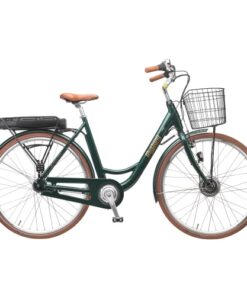 shop Mustang Dagmar Electric 28" elcykel med 7 gear - Racing green af Mustang - online shopping tilbud rabat hos shoppetur.dk