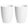 shop Pillivuyt krus - Plissé - Hvid - 2 stk. af Pillivuyt - online shopping tilbud rabat hos shoppetur.dk