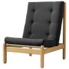shop Poul M. Volther lænestol - J112 - Eg/mørkegrå af FDB Møbler - online shopping tilbud rabat hos shoppetur.dk