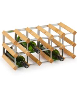 shop Traditional Wine Racks vinreol - Bejdset fyrretræ af Traditional Wine Racks - online shopping tilbud rabat hos shoppetur.dk