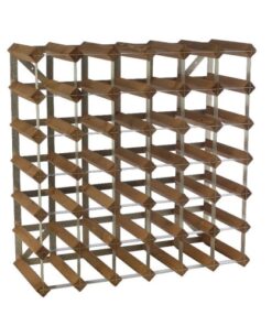 shop Traditional Wine Racks vinreol - Bejdset fyrretræ af Traditional Wine Racks - online shopping tilbud rabat hos shoppetur.dk