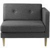 shop Unit10 sofamodul - Firhøj - Højremodul - Gråbeige meleret/natur af FDB Møbler - online shopping tilbud rabat hos shoppetur.dk