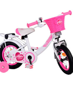 shop Volare Ashley 12" børnecykel - Hvid/pink af Volare - online shopping tilbud rabat hos shoppetur.dk