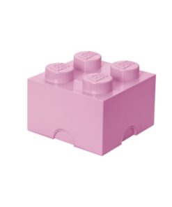 shop LEGO opbevaringskasse med 4 knopper - Lyserød af Room Copenhagen - online shopping tilbud rabat hos shoppetur.dk