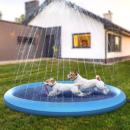 Hundepool med vandsprinkler billigt køb tilbud online shopping