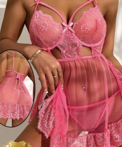 Elegant Lingeri Kjole - Romantic Allure billigt køb tilbud online shopping