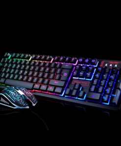 Gaming tastatur & mus med backlight LED billigt køb tilbud online shopping