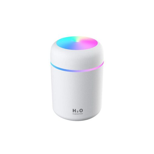 H2O Luftfugter / Humidifier m. LED Lys (Fås i flere farver) billigt køb tilbud online shopping