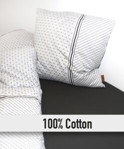 Luksuriøse Kuvertlagner i 100% Bomuld - 90 x 200 / 180 x 200 cm billigt køb tilbud online shopping