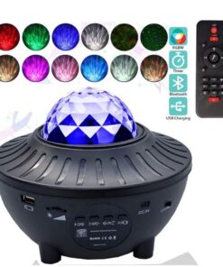 Stjernehimmel Galaxy LED Projektor m/Bluetooth Højttaler inkl. Fjernbetjening billigt køb tilbud online shopping