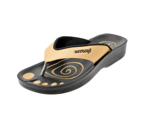 Sandaler Aerosoft Model 801 - Guld billigt køb tilbud online shopping