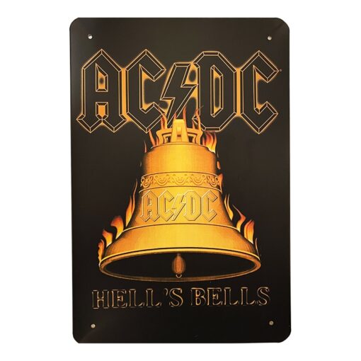 Metalskilt - AC/DC billigt køb tilbud online shopping