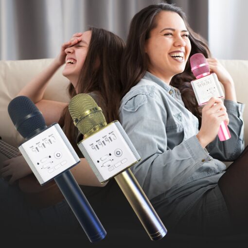 Karaoke Mikrofon Bluetooth med Højttaler billigt køb tilbud online shopping