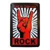 Metalskilt - Rock billigt køb tilbud online shopping