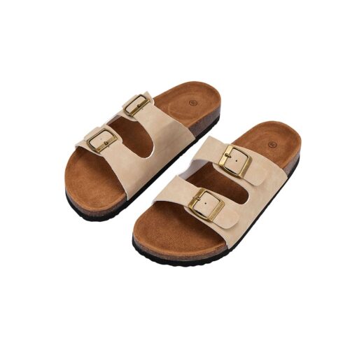 Klassiske sandaler til kvinder - beige - billigt køb tilbud online shopping