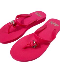 Klip klapper fra trendy âThe Rubzâ Unisex  -  Pink og Sølvmetal billigt køb tilbud online shopping