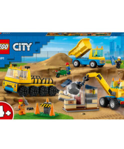 shop LEGO City Entreprenørmaskiner og nedrivningskran af LEGO - online shopping tilbud rabat hos shoppetur.dk