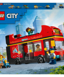 shop LEGO City Rød dobbeltdækker-turistbus af LEGO - online shopping tilbud rabat hos shoppetur.dk