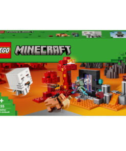 shop LEGO Minecraft Baghold ved Nether-Portalen af LEGO - online shopping tilbud rabat hos shoppetur.dk