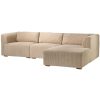 shop Living & more 3 pers. modulsofa med chaiselong - Karl - Beige 2023 af Living & more - online shopping tilbud rabat hos shoppetur.dk