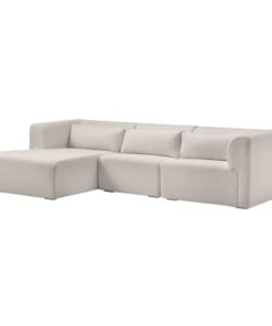 shop Living & more 3 pers. modulsofa med chaiselong - Karl - Boucle af Living & more - online shopping tilbud rabat hos shoppetur.dk