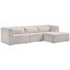 shop Living & more 3 pers. modulsofa med chaiselong - Karl - Boucle af Living & more - online shopping tilbud rabat hos shoppetur.dk