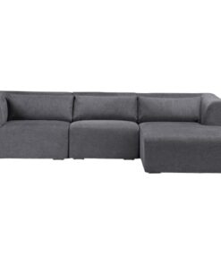 shop Living & more 3 pers. modulsofa med chaiselong - Karl - Grå af Living & more - online shopping tilbud rabat hos shoppetur.dk