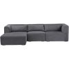 shop Living & more 3 pers. modulsofa med chaiselong - Karl - Grå af Living & more - online shopping tilbud rabat hos shoppetur.dk