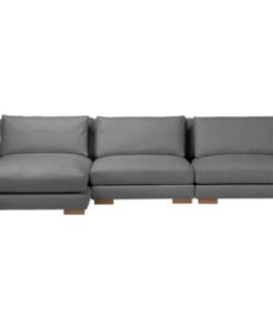 shop Living & more 3 pers. modulsofa med chaiselong - Storm - Grå af Living & more - online shopping tilbud rabat hos shoppetur.dk