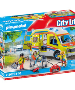 shop Playmobil City Life Ambulance med lys og lyd af Playmobil - online shopping tilbud rabat hos shoppetur.dk