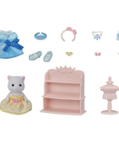 shop Sylvanian Families dukkehusfigur - Påklædningssæt med prinsesse af Sylvanian Families - online shopping tilbud rabat hos shoppetur.dk