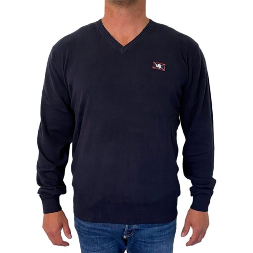 Sweatshirt Wilford Knit fra Vinson Camp i Dark Sapphire billigt køb tilbud online shopping