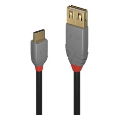 Lindy 0.15m USB 2.0 C to A Adapter køb billigt online shopping tilbud