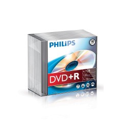 Philips 10 x DVD+R 4.7 GB (120min) køb billigt online shopping tilbud