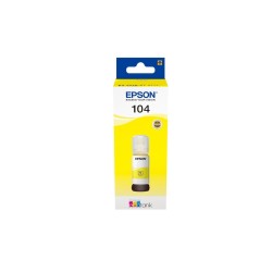 Epson 104 EcoTank Yellow ink bottle køb billigt online shopping tilbud