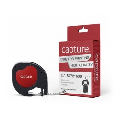 Capture 12mm x 4m Black on Red køb billigt online shopping tilbud