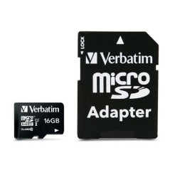 Verbatim 16 GB SD Micro (SDHC) Class 10 køb billigt online shopping tilbud