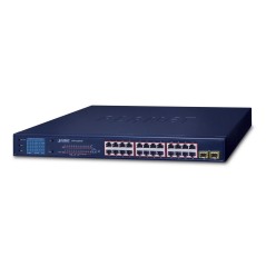 Planet 24-Port 10/100/1000T 802.3at køb billigt online shopping tilbud