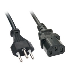 Lindy 2m CH to C13 Mains Cable køb billigt online shopping tilbud