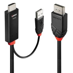 Lindy 2m HDMI to DisplayPort Cable køb billigt online shopping tilbud