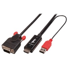 Lindy 2m HDMI to VGA Cable køb billigt online shopping tilbud