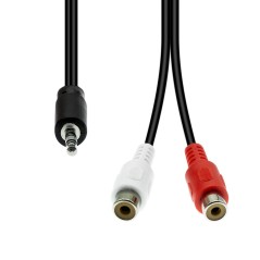 ProXtend 3-Pin to 2 x RCA Cable M-F køb billigt online shopping tilbud