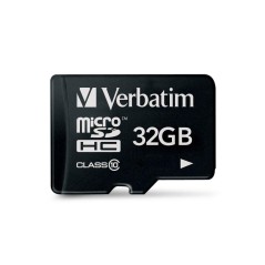 Verbatim 32 GB SD Micro (SDHC) Class 10 køb billigt online shopping tilbud