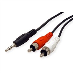 Roline 3.5Mm/2X Rca (M) Cable 10 M køb billigt online shopping tilbud