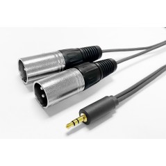 Vivolink 3.5MM CABLE to 2 x XLR male køb billigt online shopping tilbud