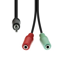 ProXtend 4-Pin to 2x 3-Pin Cable M-F køb billigt online shopping tilbud