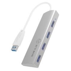 ICY BOX 4 PORT USB 3.0 HUB køb billigt online shopping tilbud