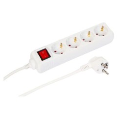 MicroConnect 4-way Schuko Power Strip køb billigt online shopping tilbud